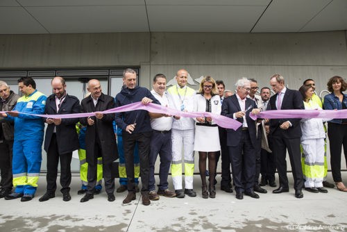 Inauguration de l'usine Evian d'Amphion-Publier