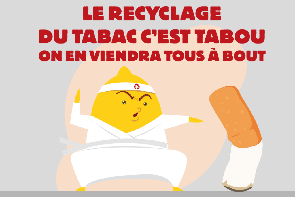 Le recyclage des mégots