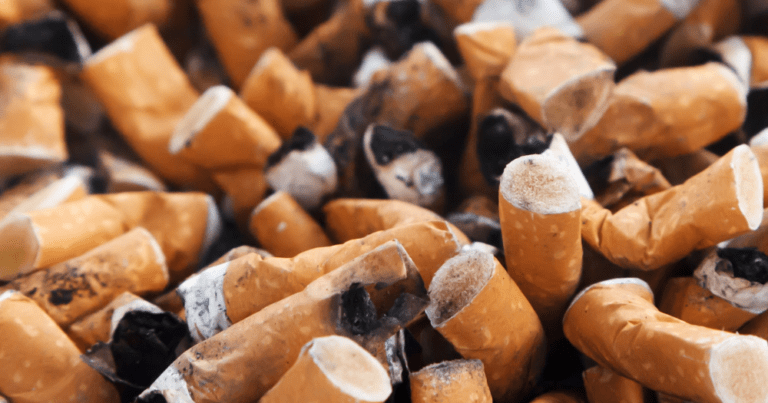 Mégots de cigarettes tri et recyclage
