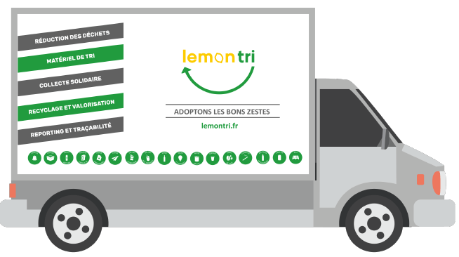 collecte lemon tri - camion